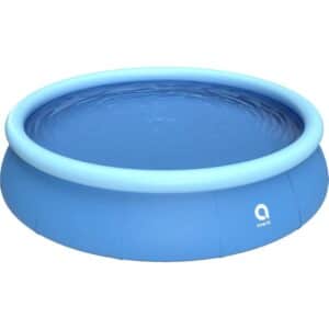 Avenli Prompt Set Pool Aufblasbar Rund 420 x 84 cm Blau mit Reparaturaufkleber und Bodenablassventil