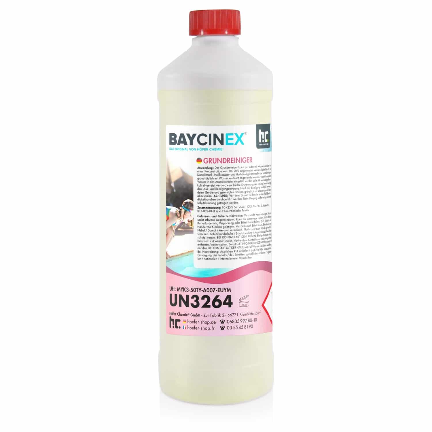 Baycinex Grundreiniger für Pools 1l