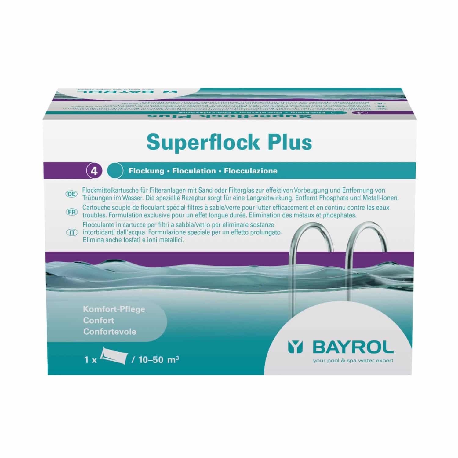 Bayrol Poolpflege Superflock Plus 1 kg