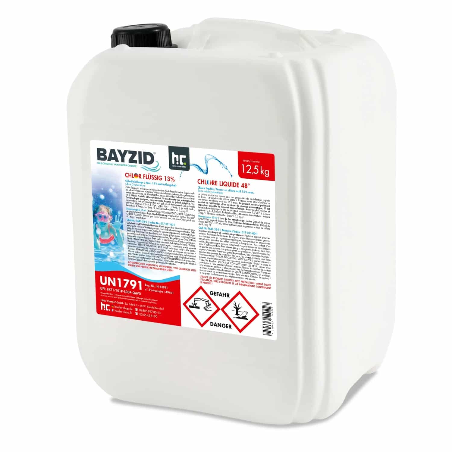 Bayzid Chlor 13% Flüssig 12
