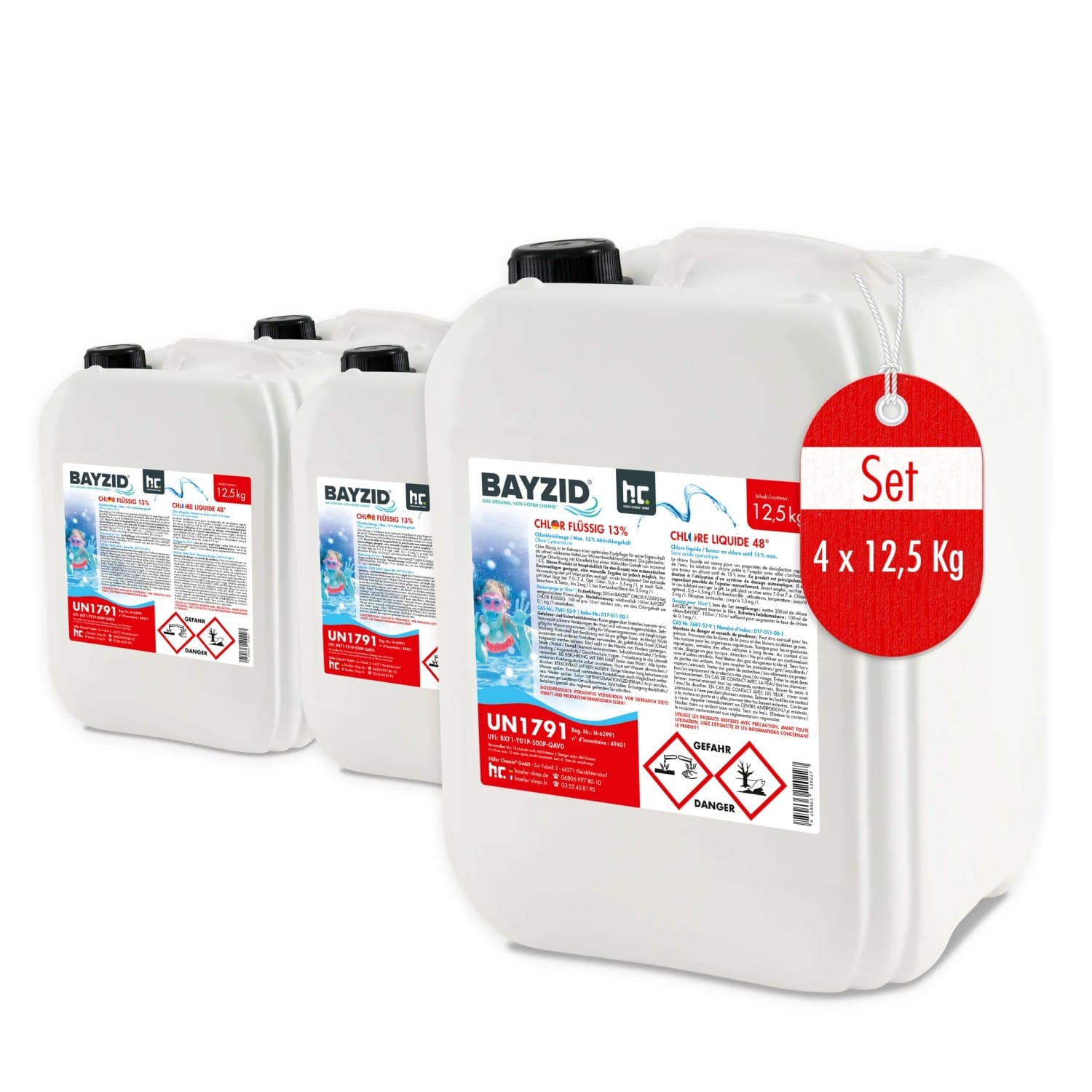 Bayzid Chlor 13% Flüssig 4 x 12