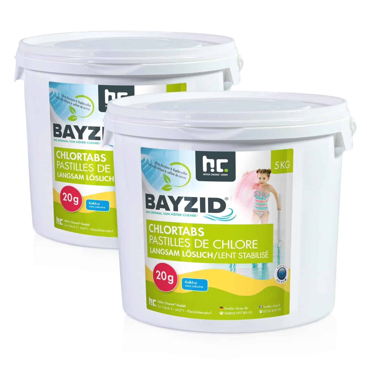 Bayzid Chlortabs 20g Langsam Löslich 2 x 5kg