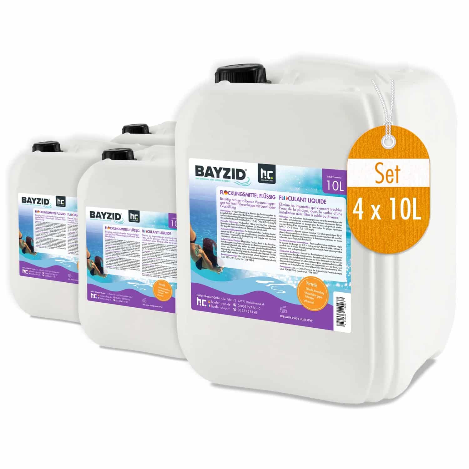 Bayzid Flockungsmittel Flüssig 4 x 10l