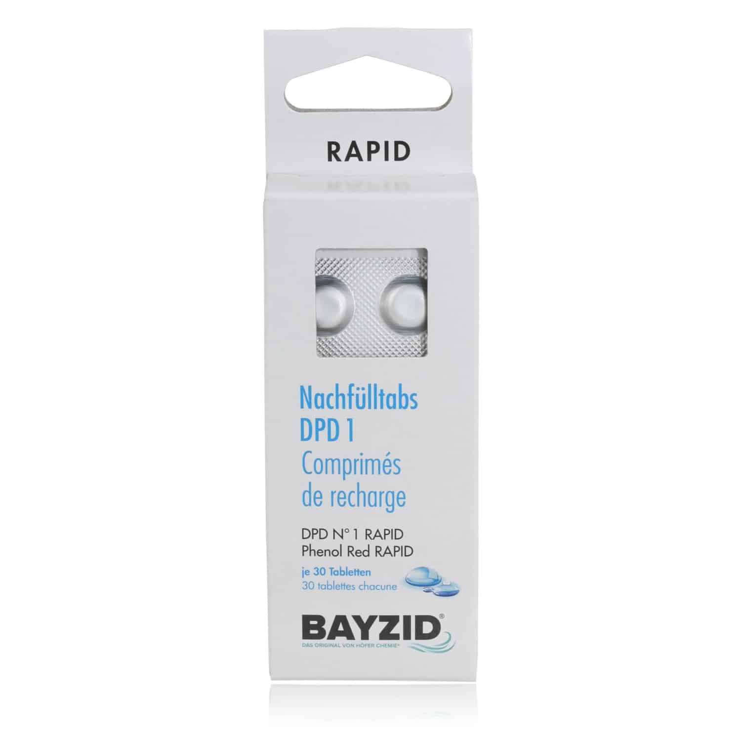 Bayzid Phenolrot und DPD1 Nachfülltabletten 2 x 30 Stk.