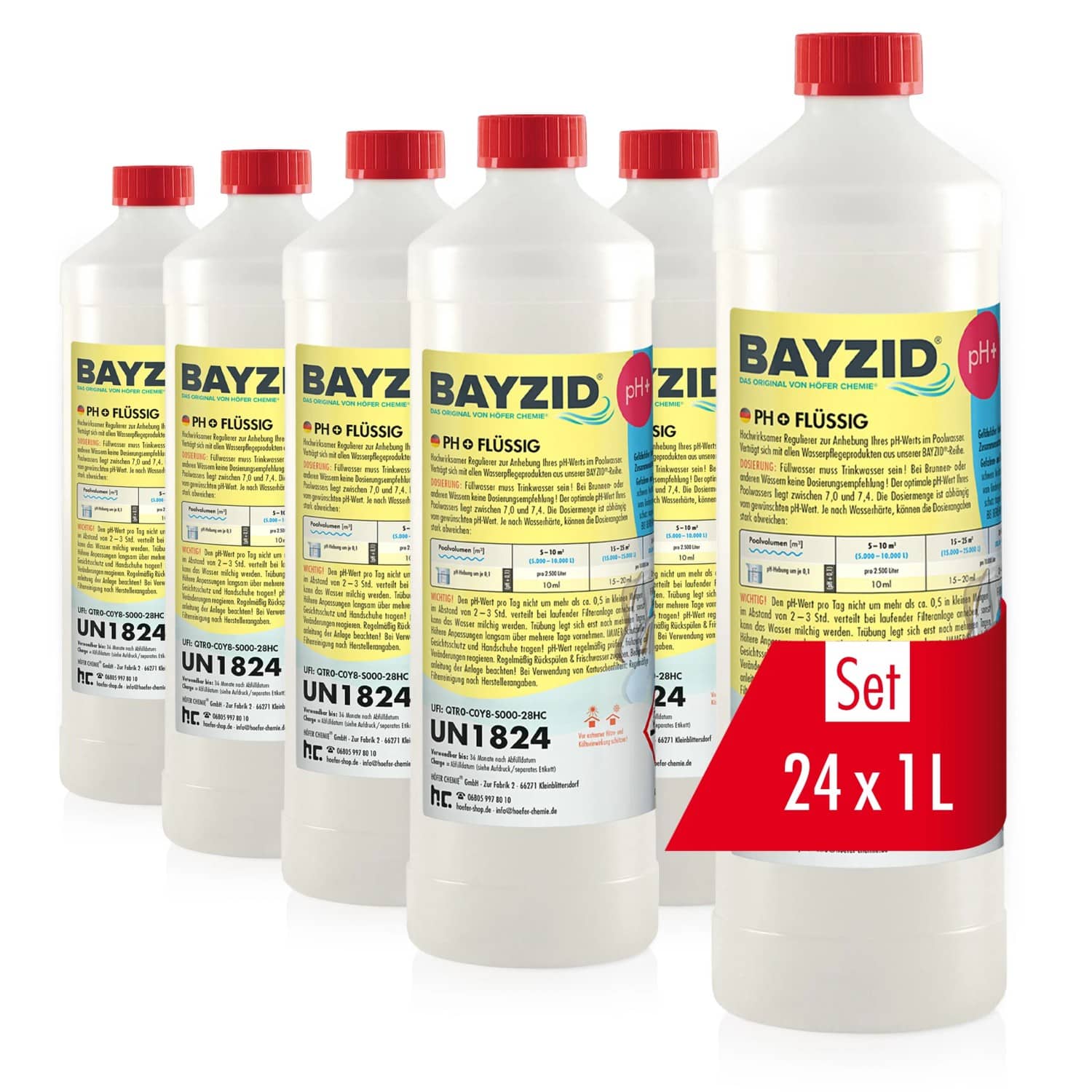 Bayzid pH Plus Flüssig 24 x 1kg