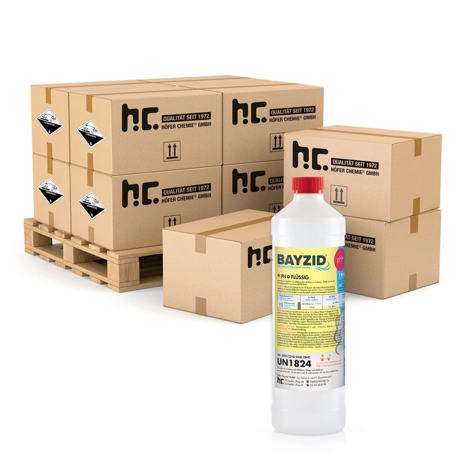 Bayzid pH Plus Flüssig 540 x 1kg