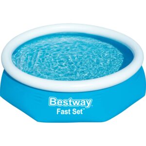 Bestway Fast Set Aufstellpool 244 cm x 61 cm blau rund ohne Pumpe
