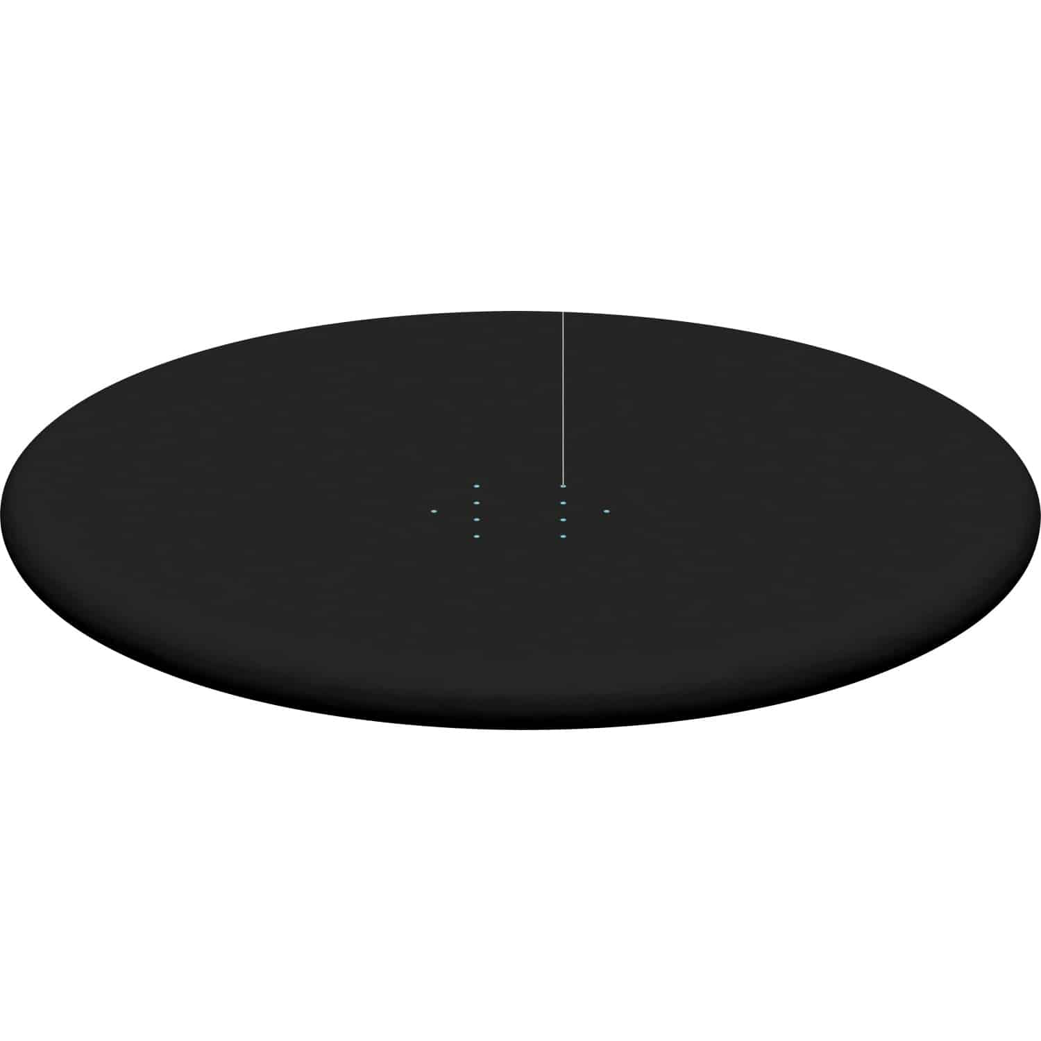 Bestway PVC Abdeckplane Ø240 cm schwarz rund