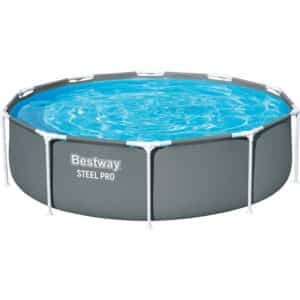 Bestway Steel Pro Standpool Grau Ø 305 cm x 76 cm