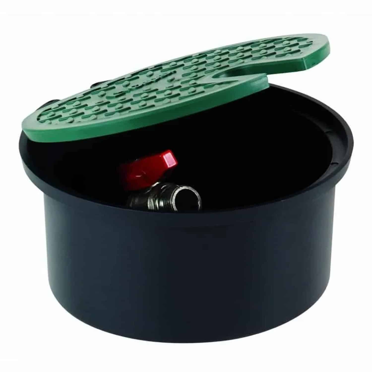 Cepex Ventilschacht Rund 110mm Höhe Mit 3/4 Ventil Gartenbewässerungsschacht