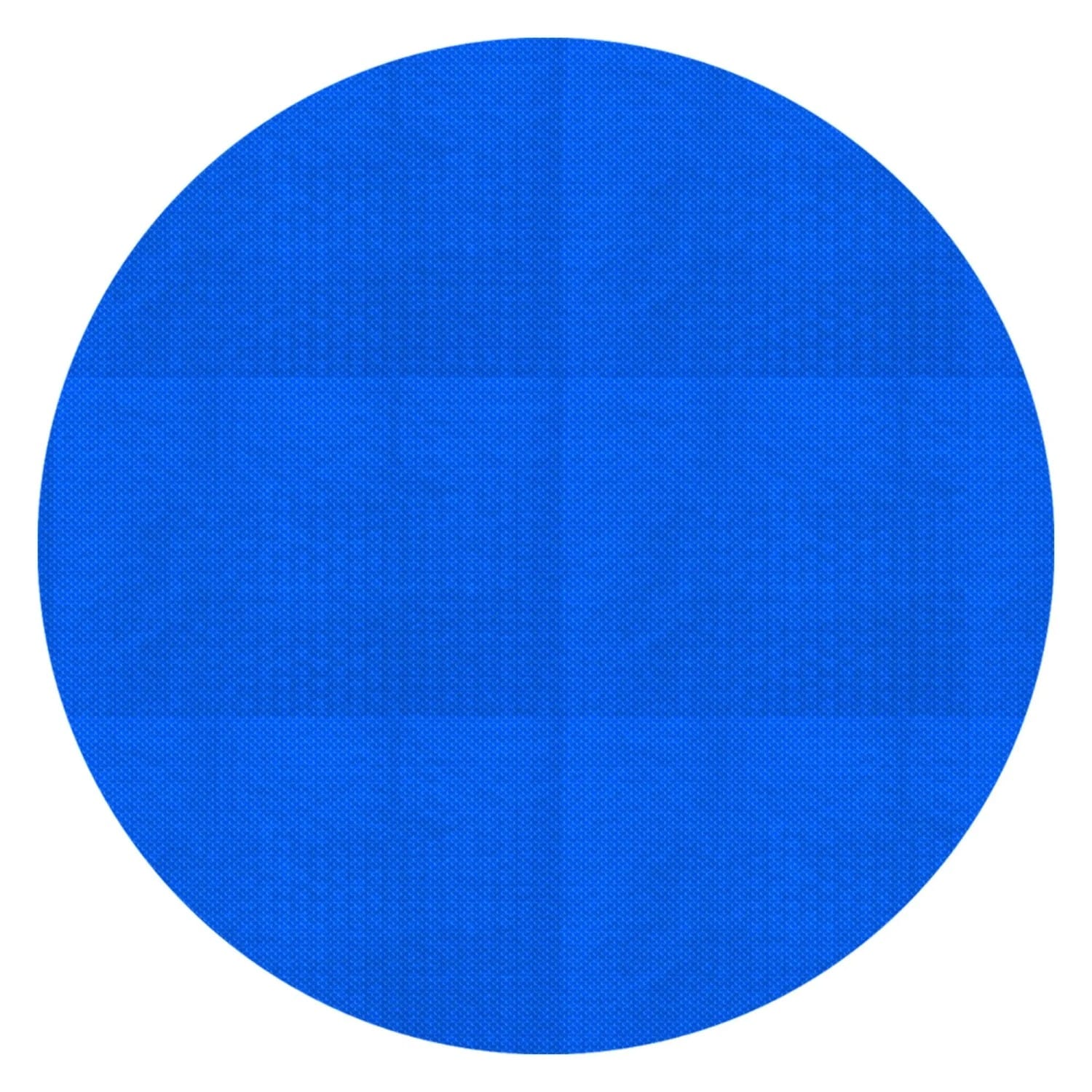 ECD Germany Pool Solarfolie Rund Ø488 cm Blau 400µm aus PE-Luftpolster