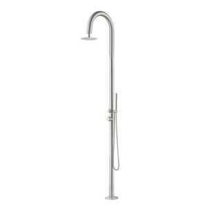 Euroshowers Pure Classic  Gartendusche Edelstahl Mit Handbrause