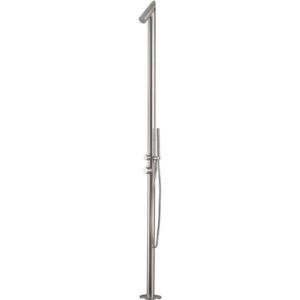 Euroshowers Pure Edge  Gartendusche Edelstahl Mit Handbrause