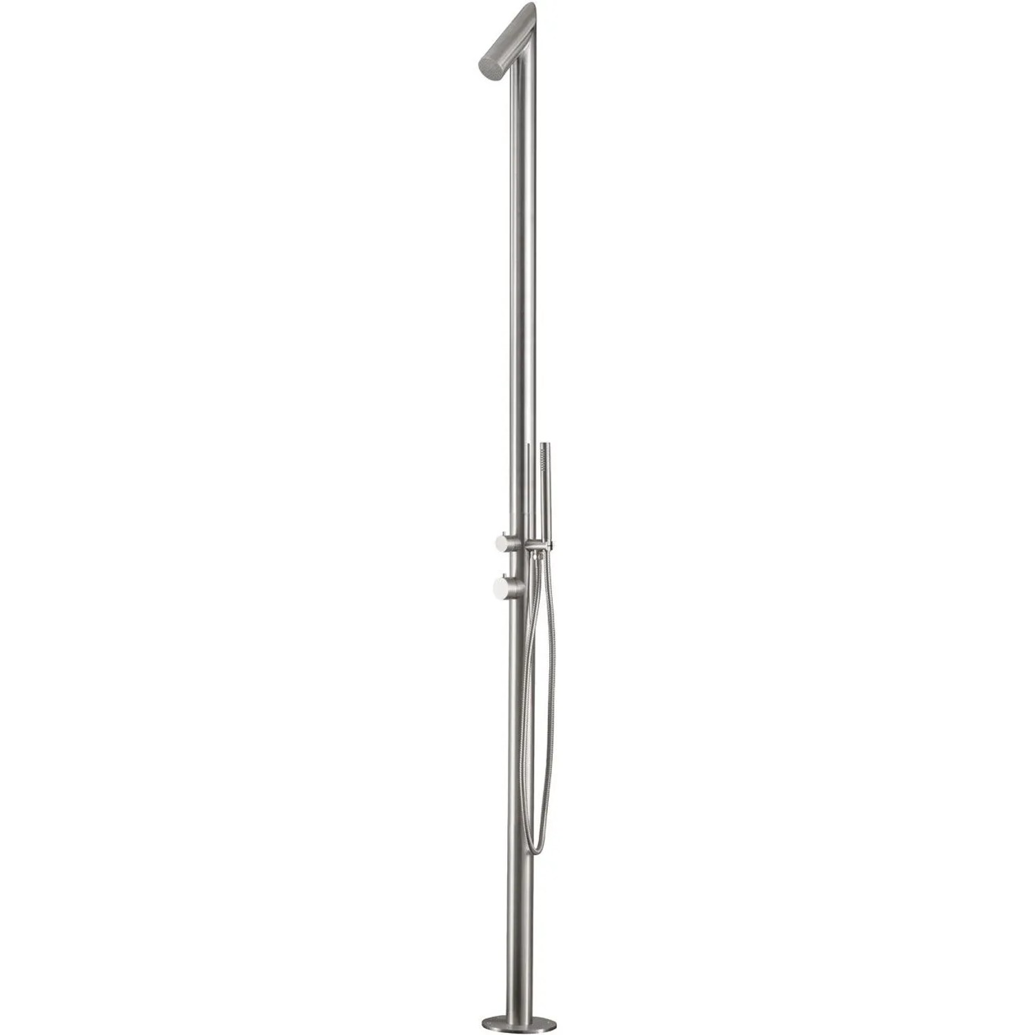 Euroshowers Pure Edge Gartendusche Edelstahl Mit Handbrause