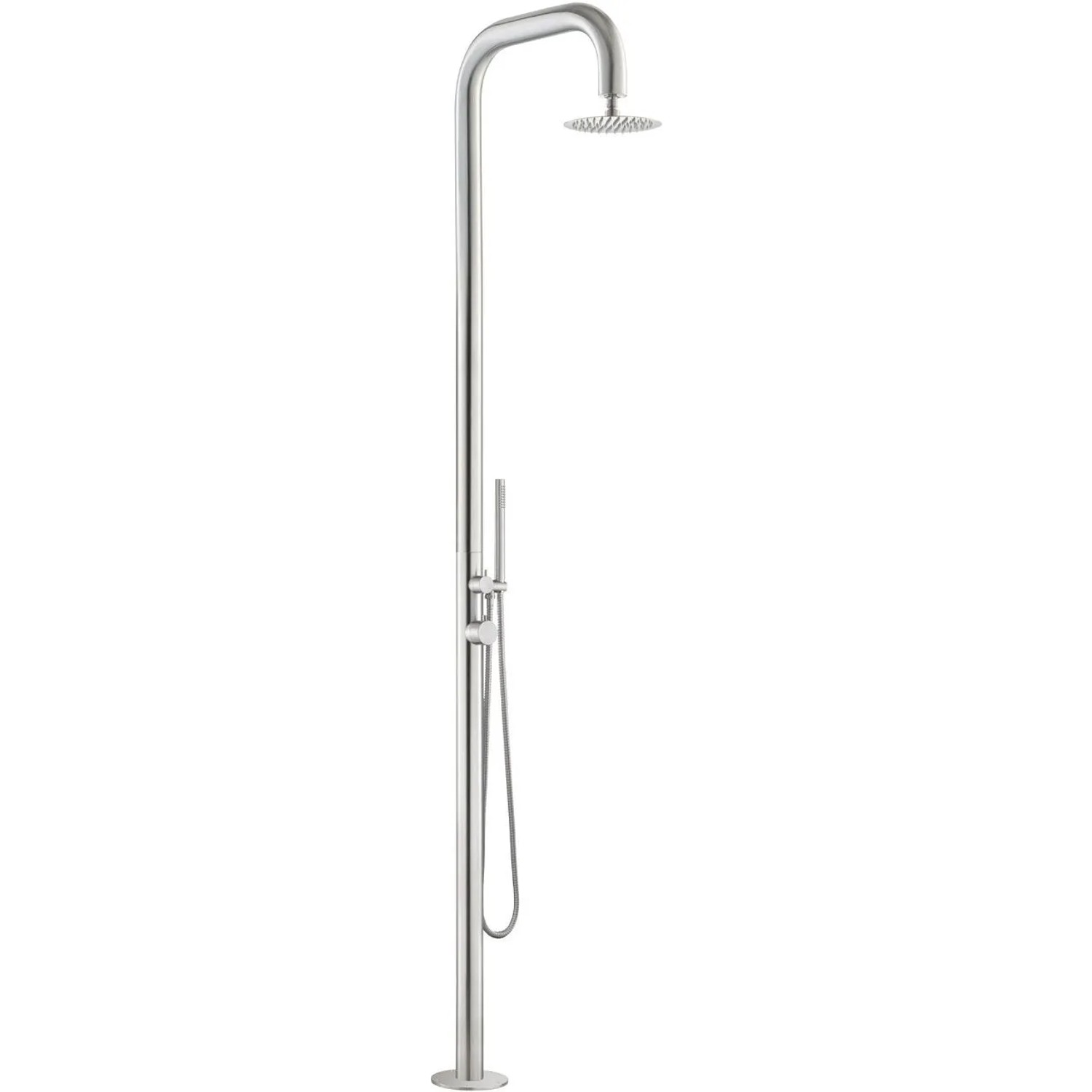 Euroshowers Pure Extende Gartendusche Edelstahl Mit Handbrause