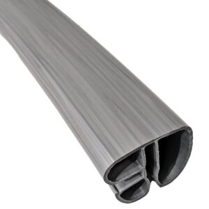 Fresh-Pool Profi Kombi Handlauf Q6 für Ovalbecken 600 cm x 320 cm Silber Kunststoff Keilbiese Einhängebiese