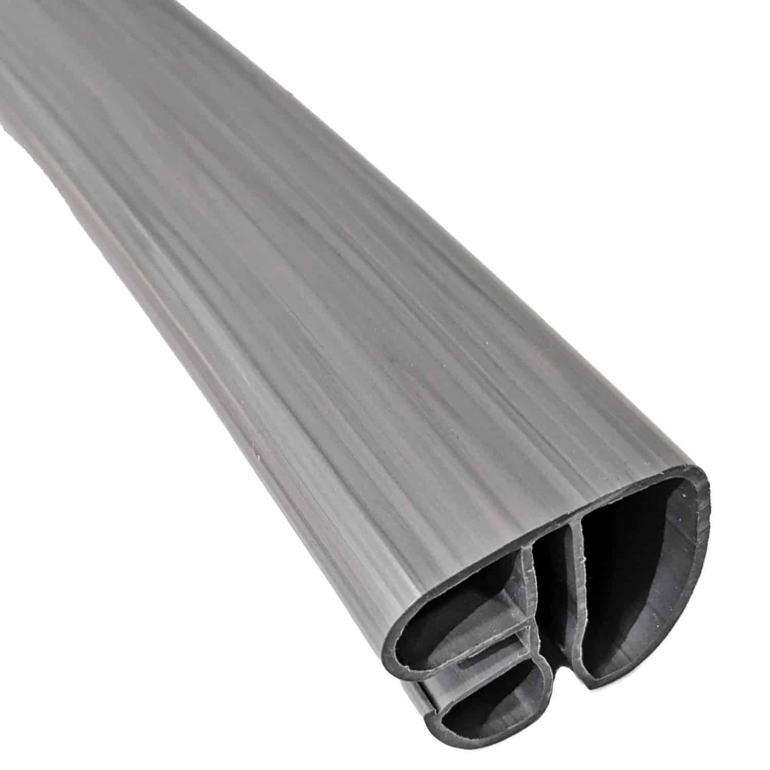 Fresh-Pool Profi Kombi Handlauf Q6 für Ovalbecken 700 cm x 350 cm Silber Kunststoff Keilbiese Einhängebiese