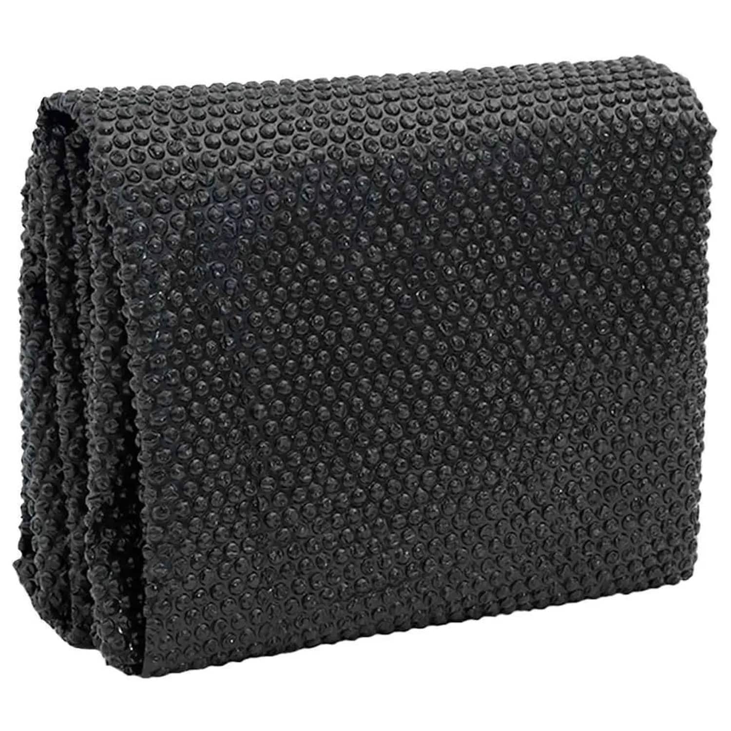 Furnicato Treibende Pool Solarplane Pe 600x400 Cm Schwarz Und Blau