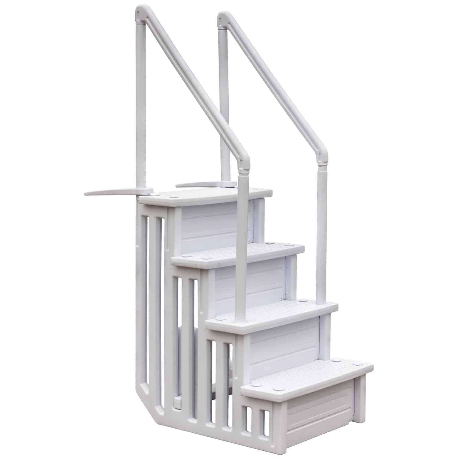 Gre Poolleiter aus Polyethylen Easy Access Tragkraft bis zu 110 kg Weiß