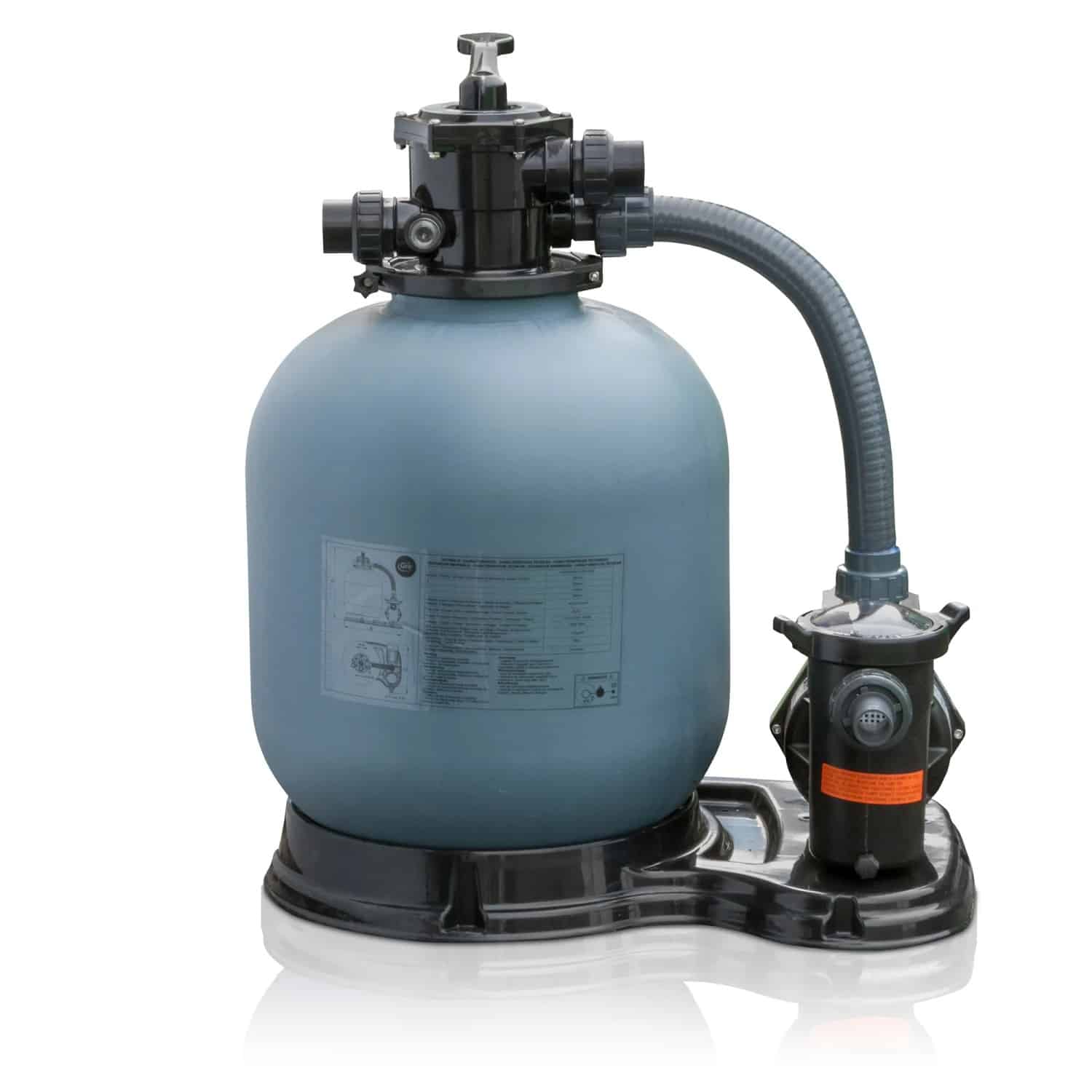 Gre Sandfilteranlage mit 6-Wege-Ventil Ø 500 mm Blau