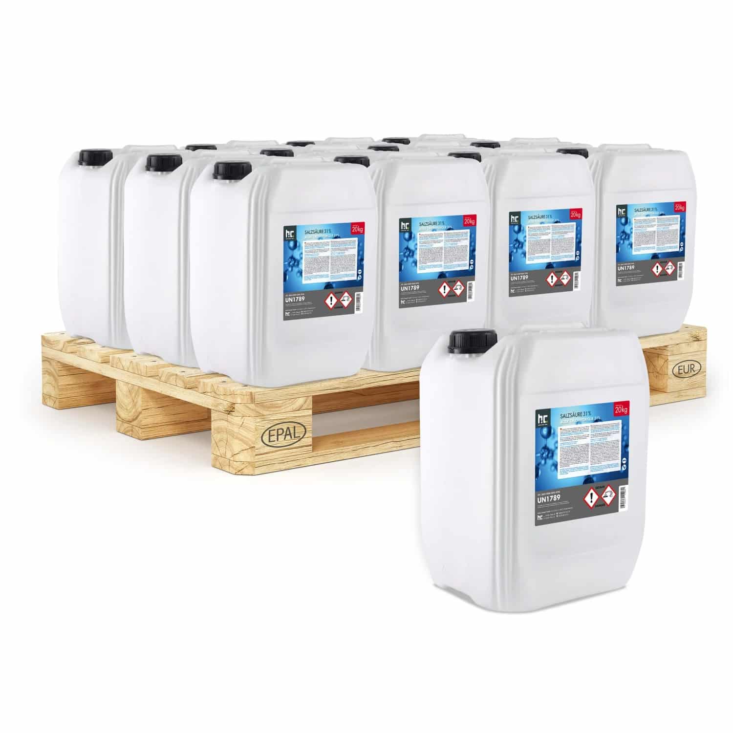 Höfer Chemie Salzsäure 29-32% 24 x 20kg