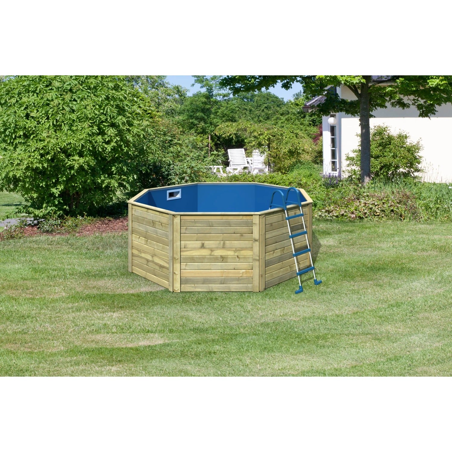 Karibu Massivholzpool Pool Modell 0 X Kesseldruckimprägniert 121