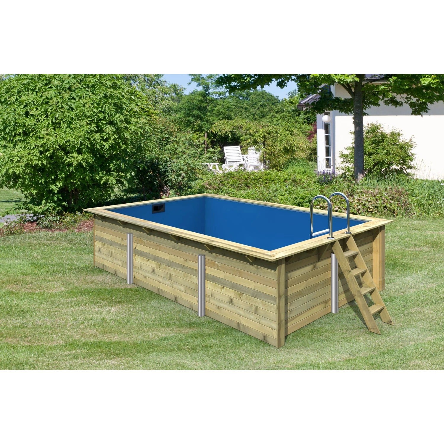 Karibu Rechteck Pool 3 45 mm KDI