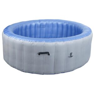 MCW Whirlpool N97 Ersatz-Pool 5 Personen Aufblasbar Rund Ø198cm Grau-Blau