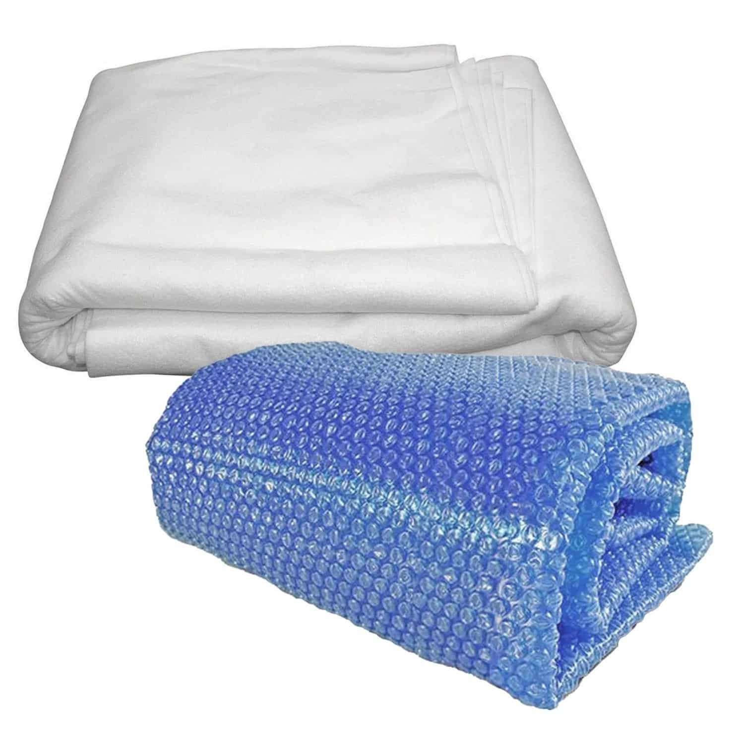 Planet Pool Solarplane Solarfolie und Bodenschutzvlies für Fast Set Pool Rund 244 cm 180 µm