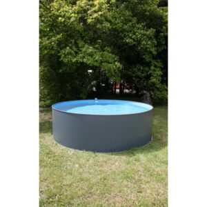 Rundbecken Anthrazit 350 cm x 120 cm