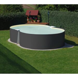 Summer Fun Achtformbecken Anthrazit 540 cm x 350 cm x 120 cm