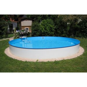 Summer Fun Stahlwand Pool-Set BALTIMORE Halbhoch-Einbaubecken Ø 420 x 150 cm