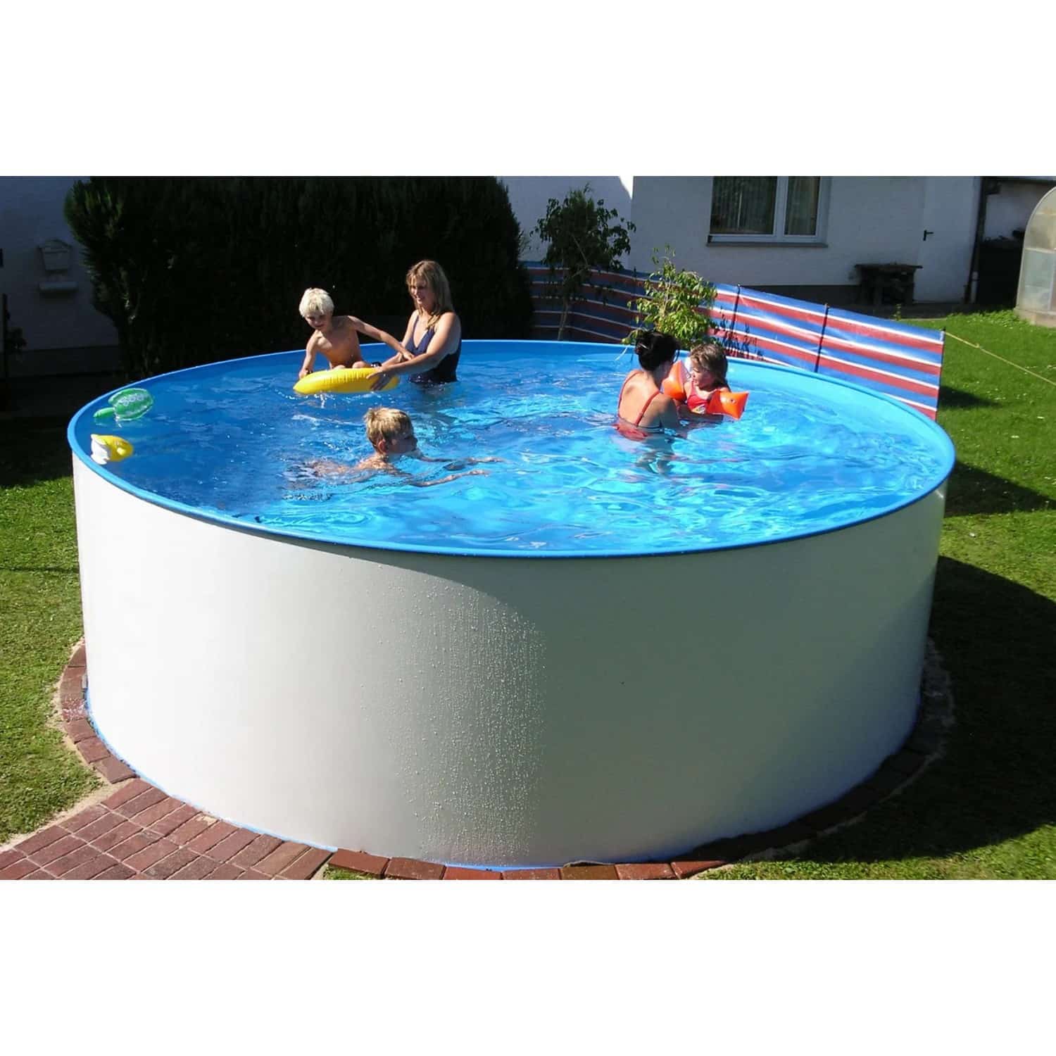 Summer Fun Stahlwand Pool-Set MIAMI Aufstellbecken Rundf. Ø 300 x 120cm