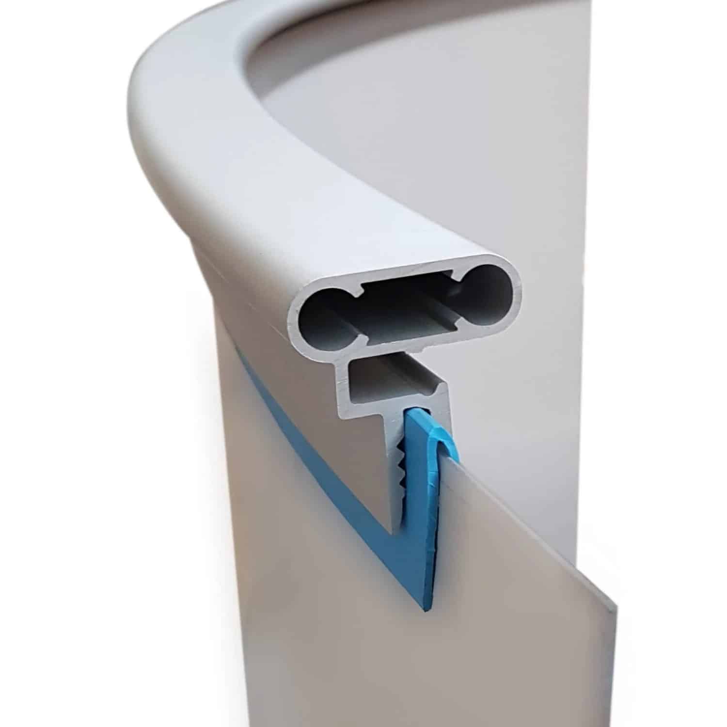 Waterman Pool Handlaufpaket Premium aus Aluminium für Rundbecken bis 480cm