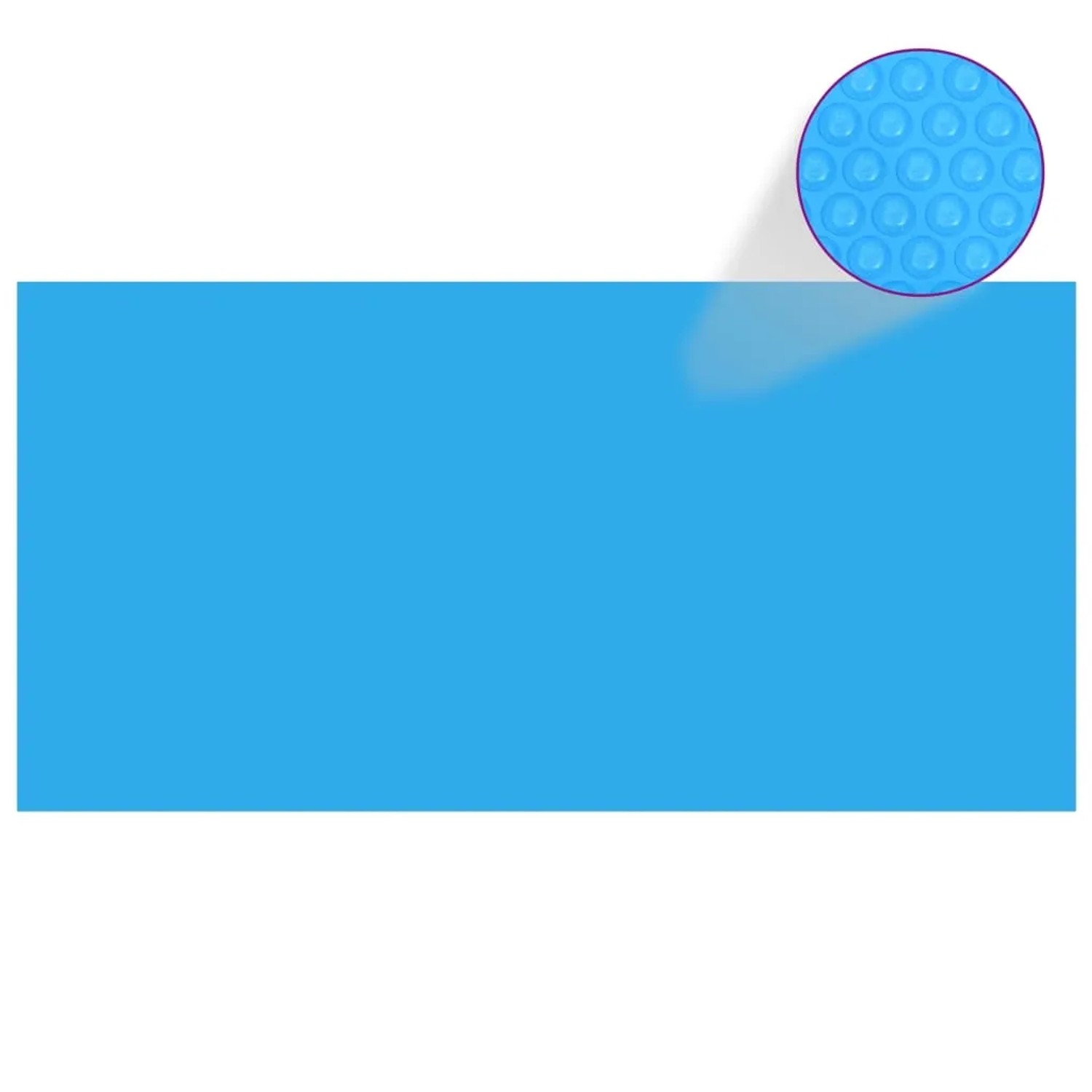 furnicato Poolabdeckung Blau 600×300 cm PE