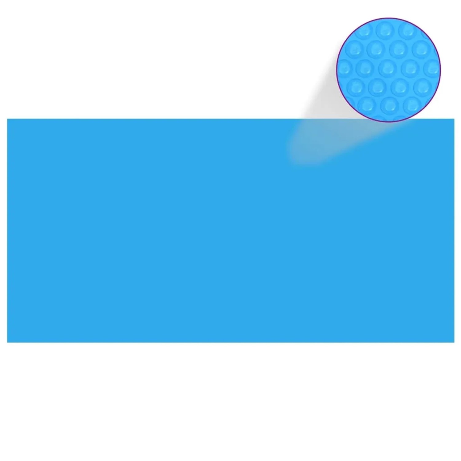 furnicato Poolabdeckung Blau 975×488 cm PE