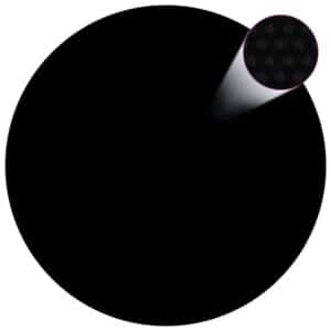 furnicato Poolabdeckung Schwarz 455 cm PE