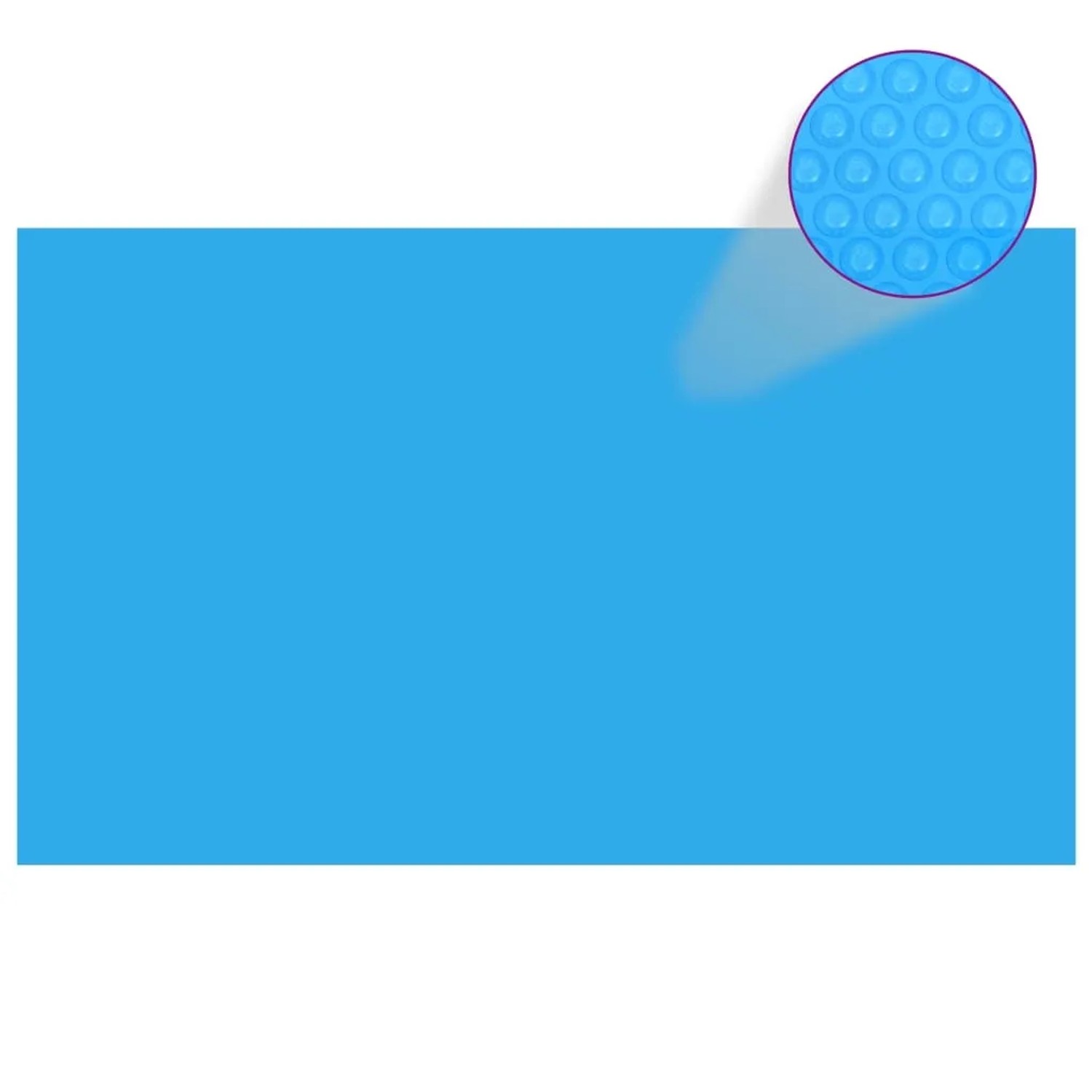 furnicato Rechteckige Poolabdeckung 1000x600 cm PE Blau