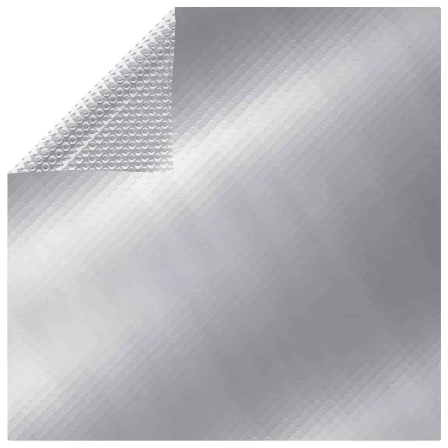 furnicato Rechteckige Poolabdeckung 1000x600 cm PE Silbern