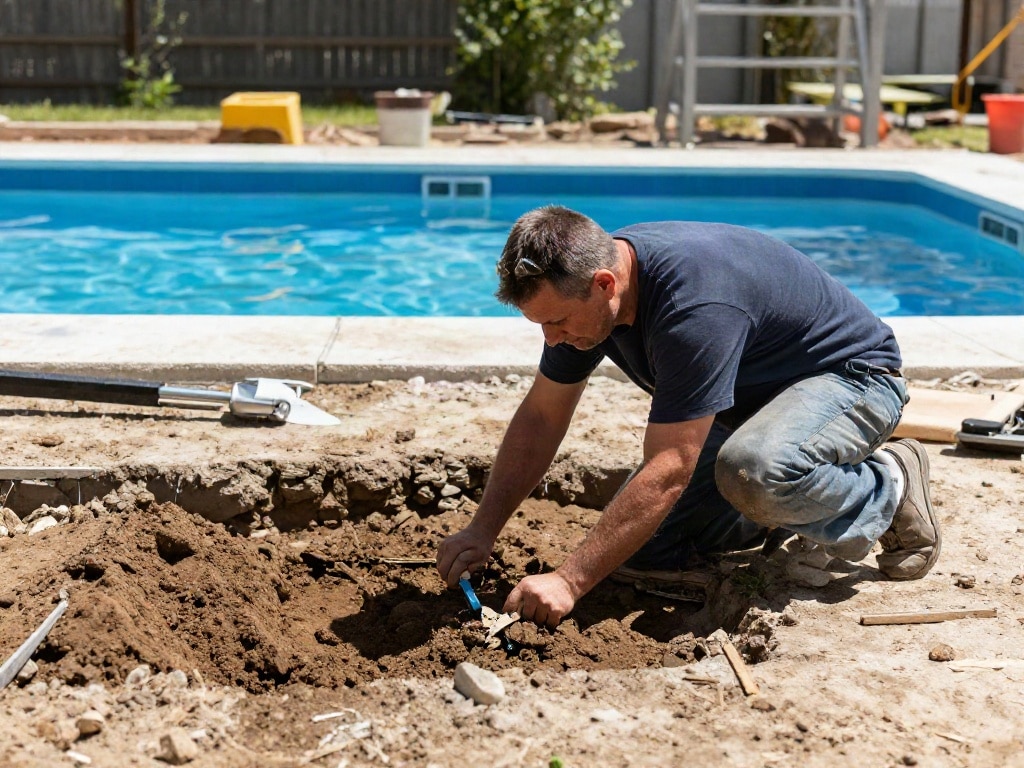 Optimale Zeit für den Poolaufbau