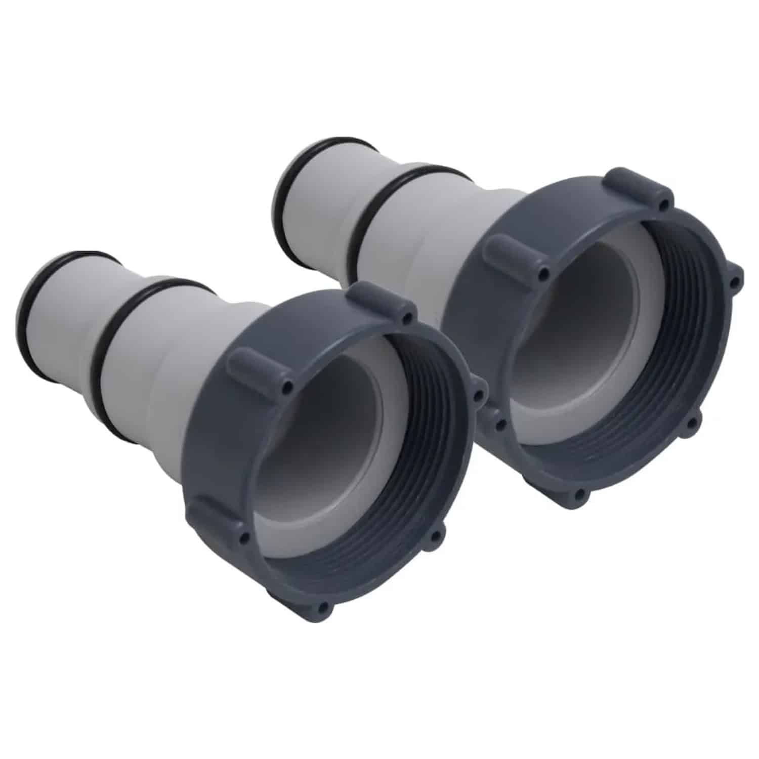 vidaXL Adapter für Poolschlauch 2 Stk Kunststoff 92803
