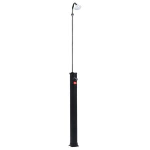 vidaXL Garten-Solardusche Schwarz 215 cm 8 L 92295