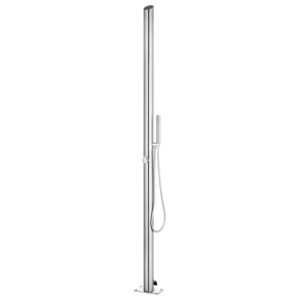 vidaXL Gartendusche 220 cm Edelstahl 315942