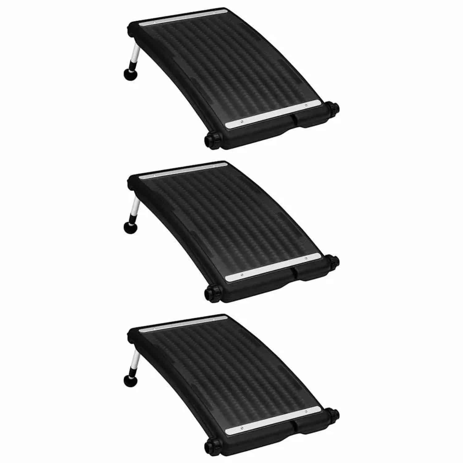 vidaXL Gebogene Solar-Heizpaneele für Pool 3 Stk 72