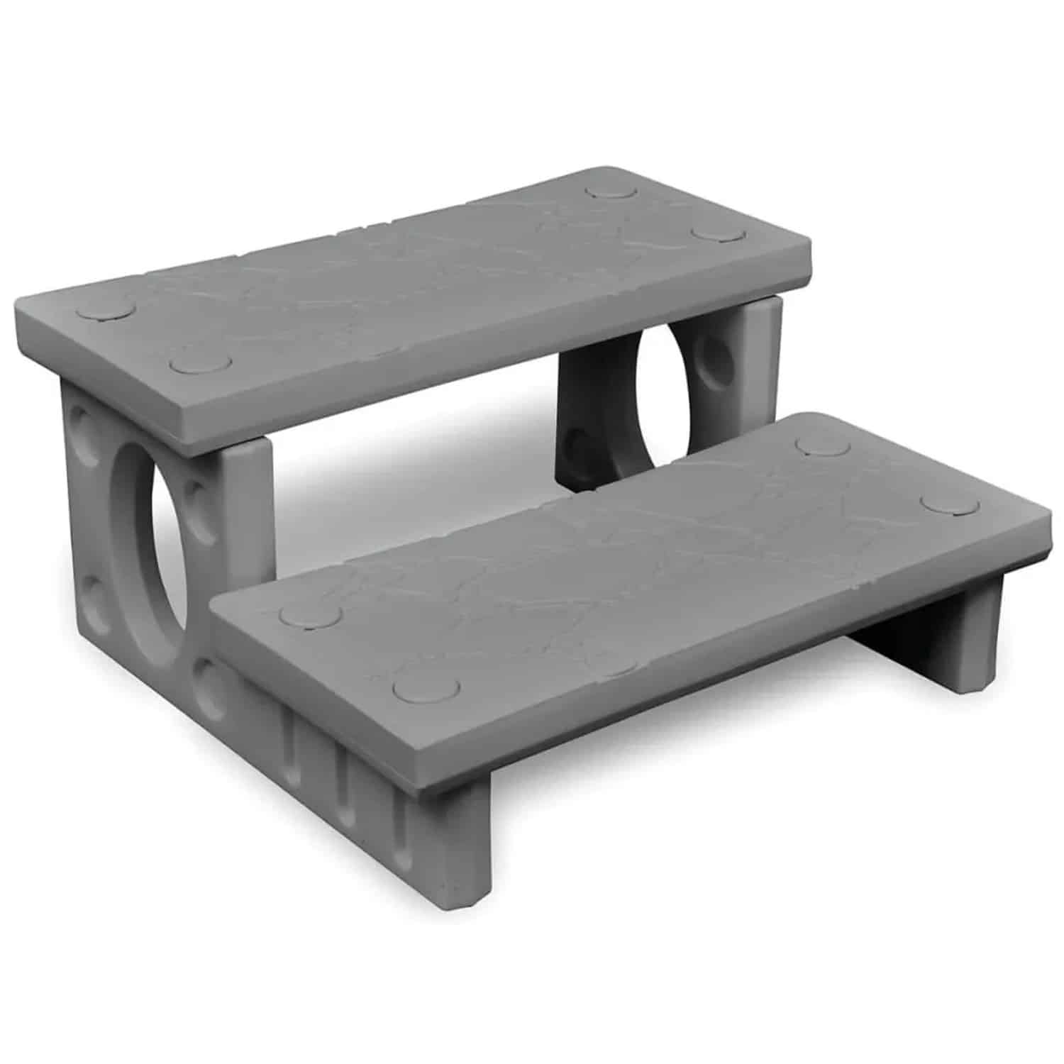 vidaXL Graue Spa-Treppe 90881