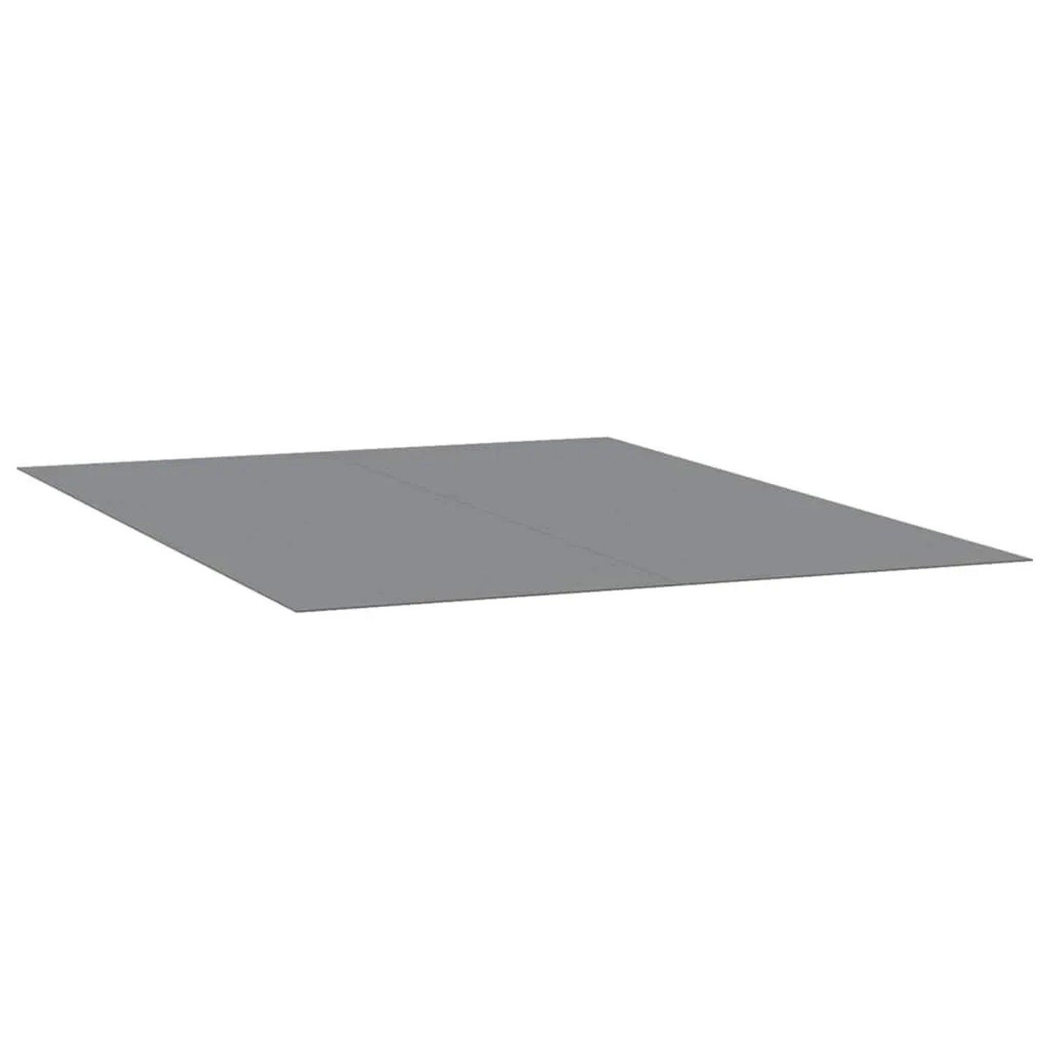 vidaXL Pool-Bodentuch Hellgrau 300x220 cm Polyester Geotextil 94231
