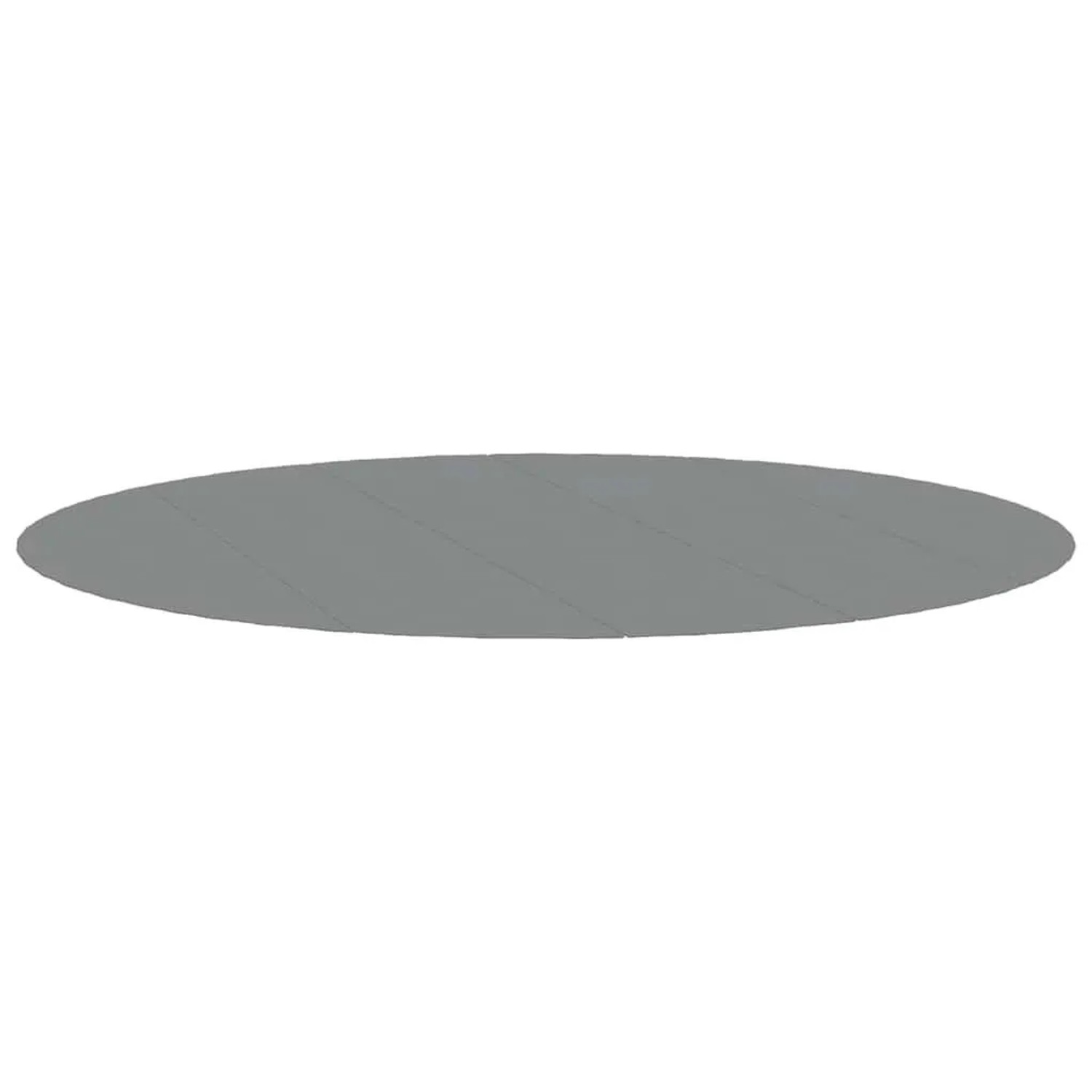 vidaXL Pool-Bodentuch Hellgrau Ø550 cm Polyester Geotextil 94222