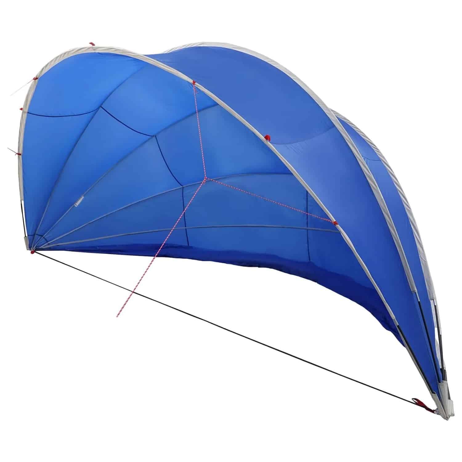 vidaXL Pool-Dome Grün 592 x 590 x 275 cm 42001131