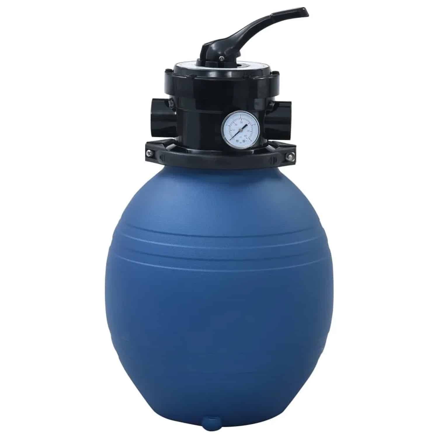 vidaXL Pool-Sandfilter mit 4-Wege-Ventil Blau 300 mm 92246