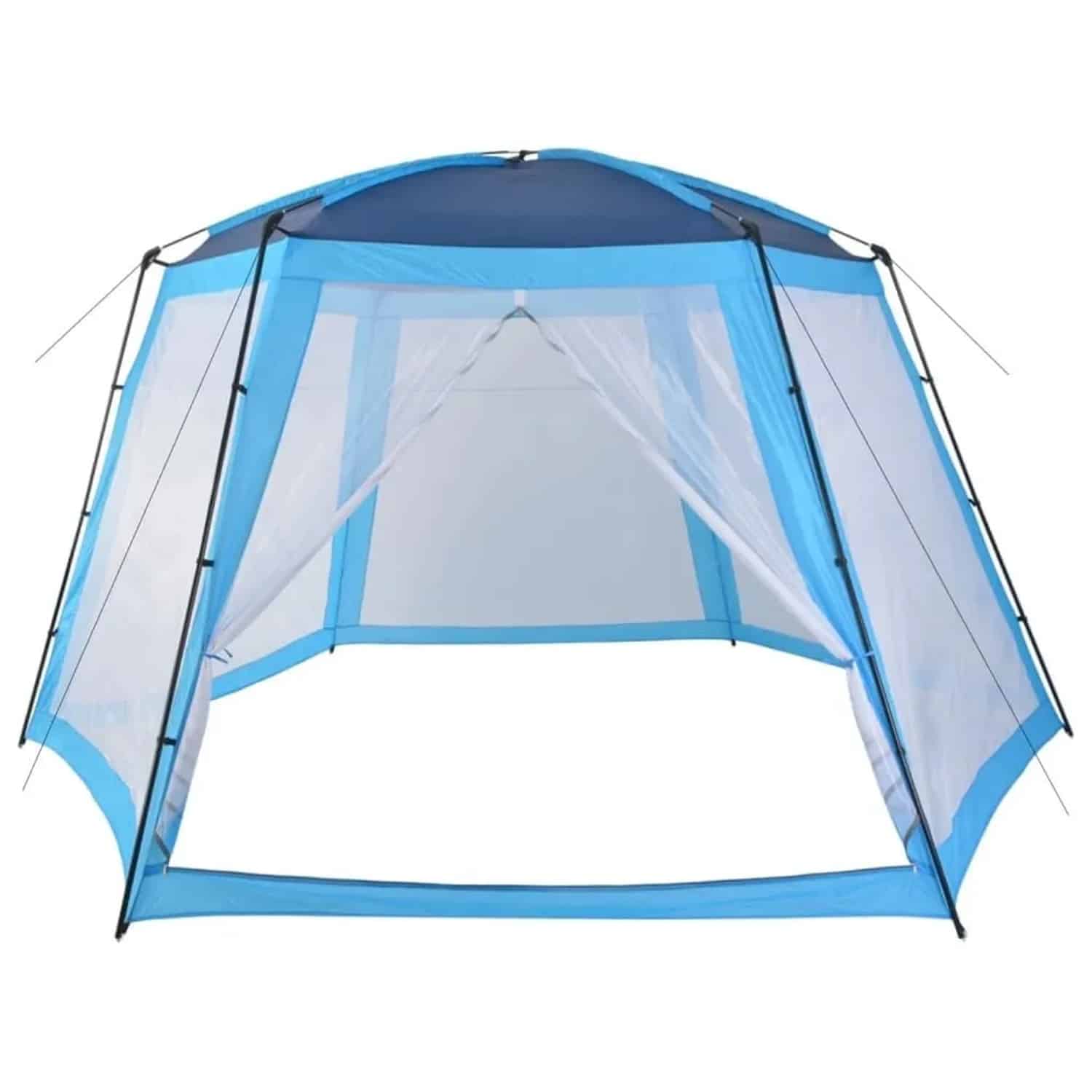 vidaXL Pool-Zelt 500x433x250 cm Blau 91574